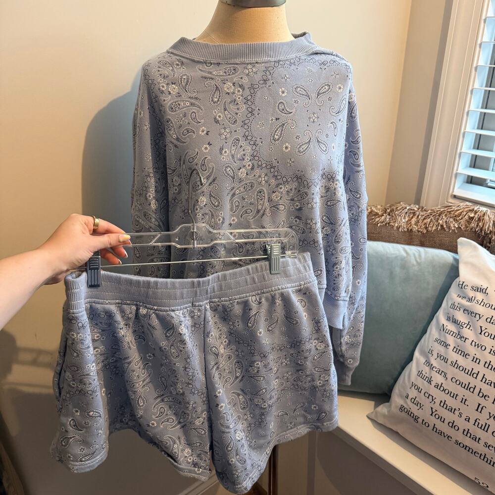 Aerie Crewneck and Shorts